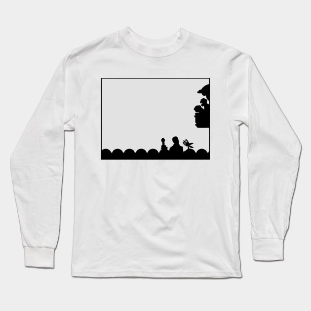 Peanut Gallery Long Sleeve T-Shirt by ryankingart